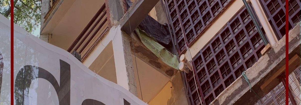 daños estructurales en un edificio